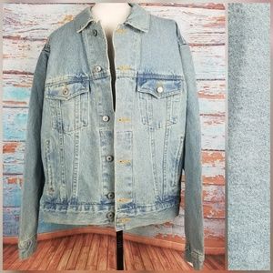 Haggar Jackets & Coats - haggar blue denim jacket NWT SZ L Haggar Jackets & Coats - haggar blue denim jacket NWT SZ L